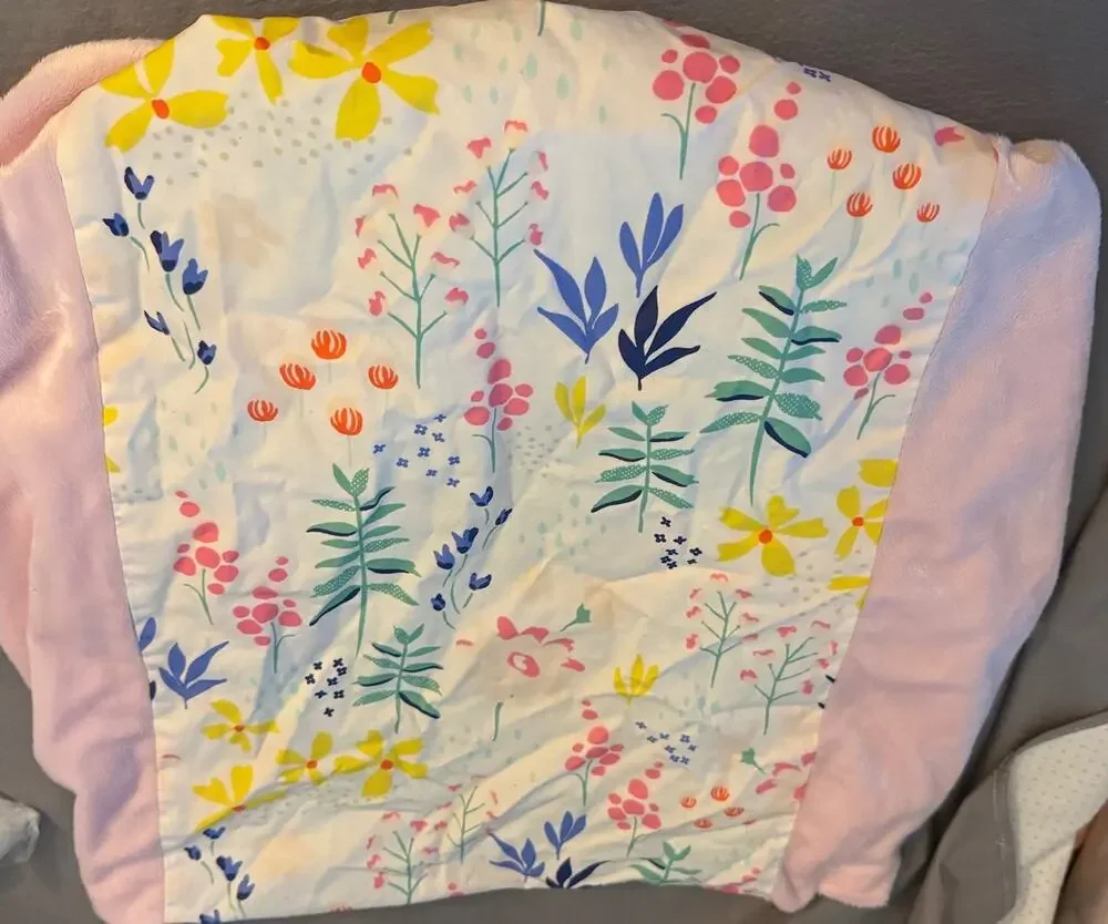 Cloud Island™ Wipeable Diaper Changing Pad Cover, Little Wildflower, Pink Floral